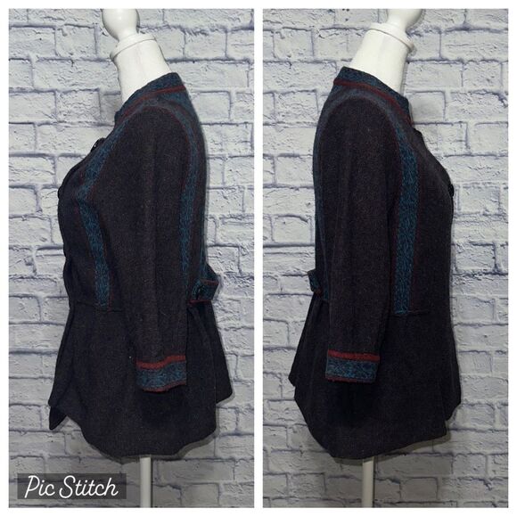 Touch of fairisle wool jacket free people - Picture 3 of 12